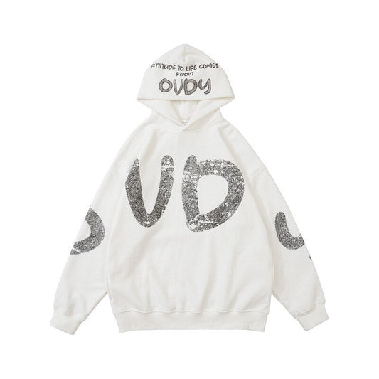 Ovdy Unisex Men Women Streetwear Graphic Hoodie